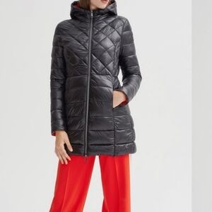 NOIZE cruelty-free outerwear Lightweight puffer coat Size Large black